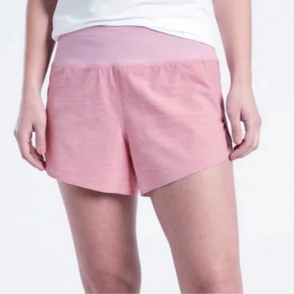 ATHLETA Run With It Shorts Space Dye Begonia pink 3.5" SIZE 1X - Picture 1 of 15